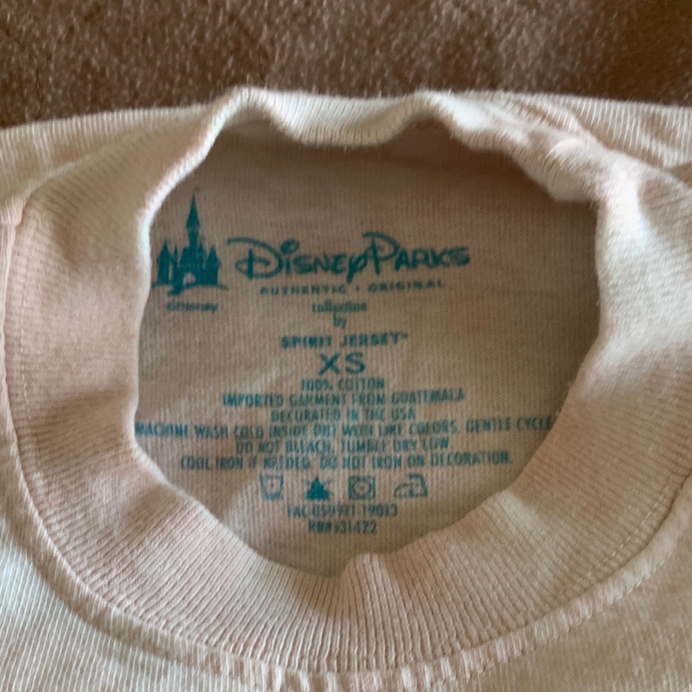 Disney woman’s Long Sleeve Tee with Pastel tie-dye Design - Picture 3 of 4